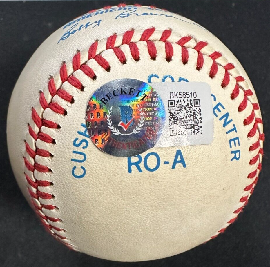 Lefty Gomez Autographed American League Baseball BAS Yankees