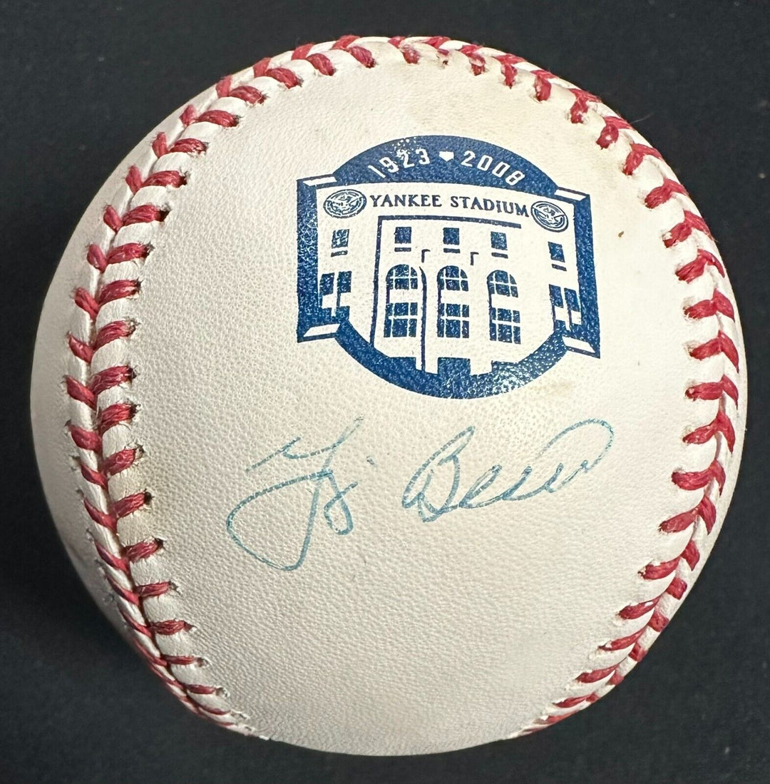 Yogi Berra Autographed Yankee Stadium Final Season Baseball Steiner
