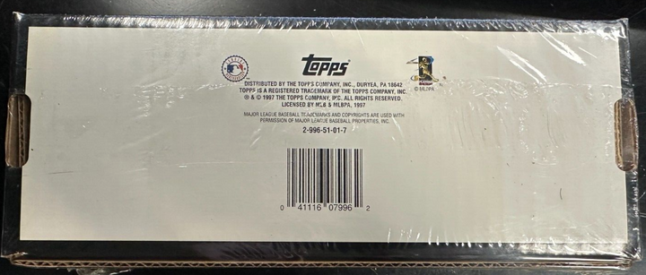 1997 Topps Baseball Complete Factory Sealed Set Gold Box 1-495 Series 1 & 2