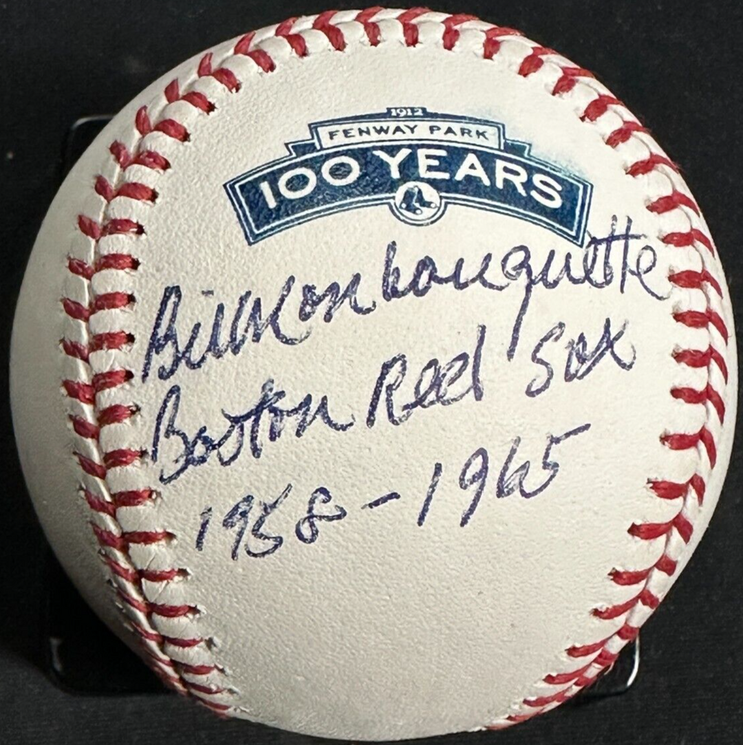Bill Monbouquette Autographed Fenway Park 100th Anniversary Baseball Red Sox