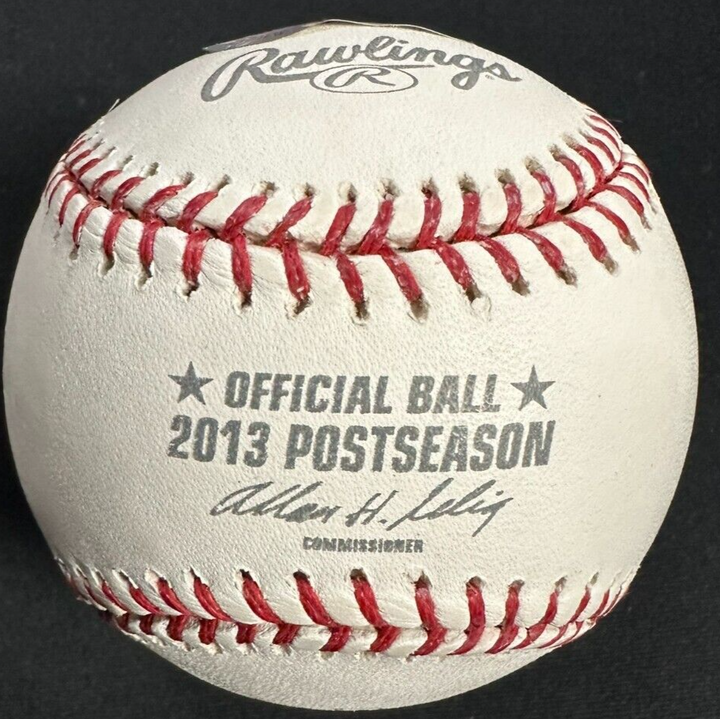 Miguel Cabrera Autographed Official MLB 2013 Postseason Baseball BAS Tigers