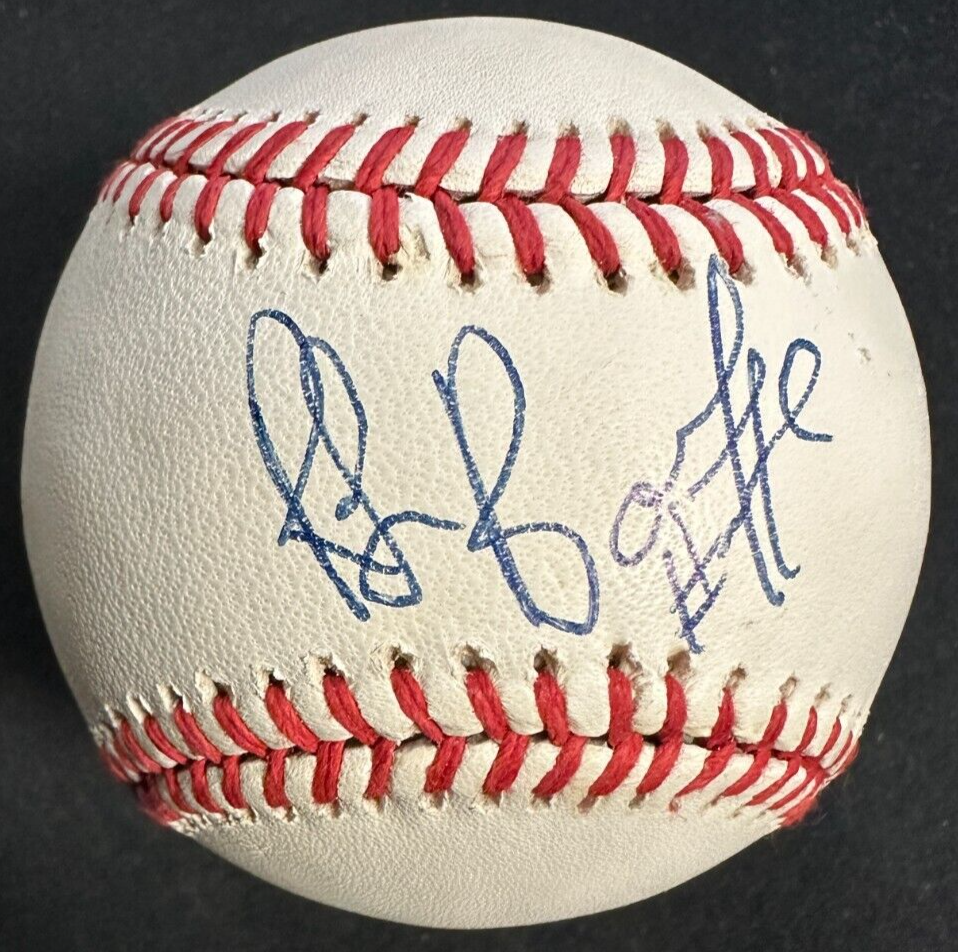 Ray Bourque Autographed Official American Baseball Bruins BAS HOF