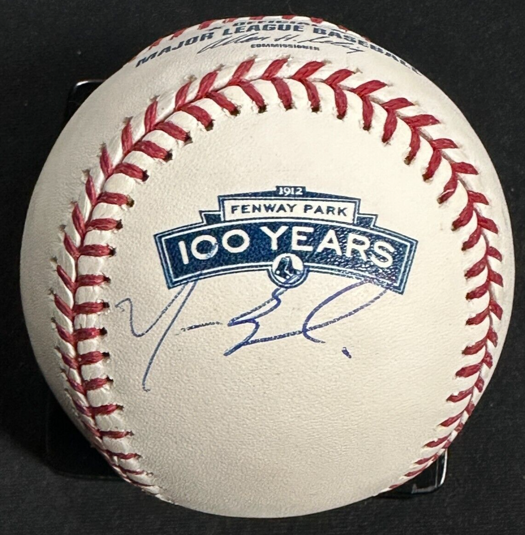 Manny Ramirez Autographed Fenway Park 100th Anniversary Baseball SGC Red Sox
