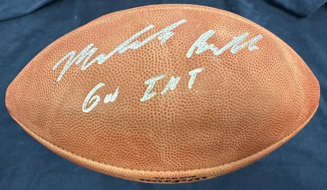 Malcolm Butler Signed Super Bowl XLIX Logo Football W/ GW Int Patriots /500