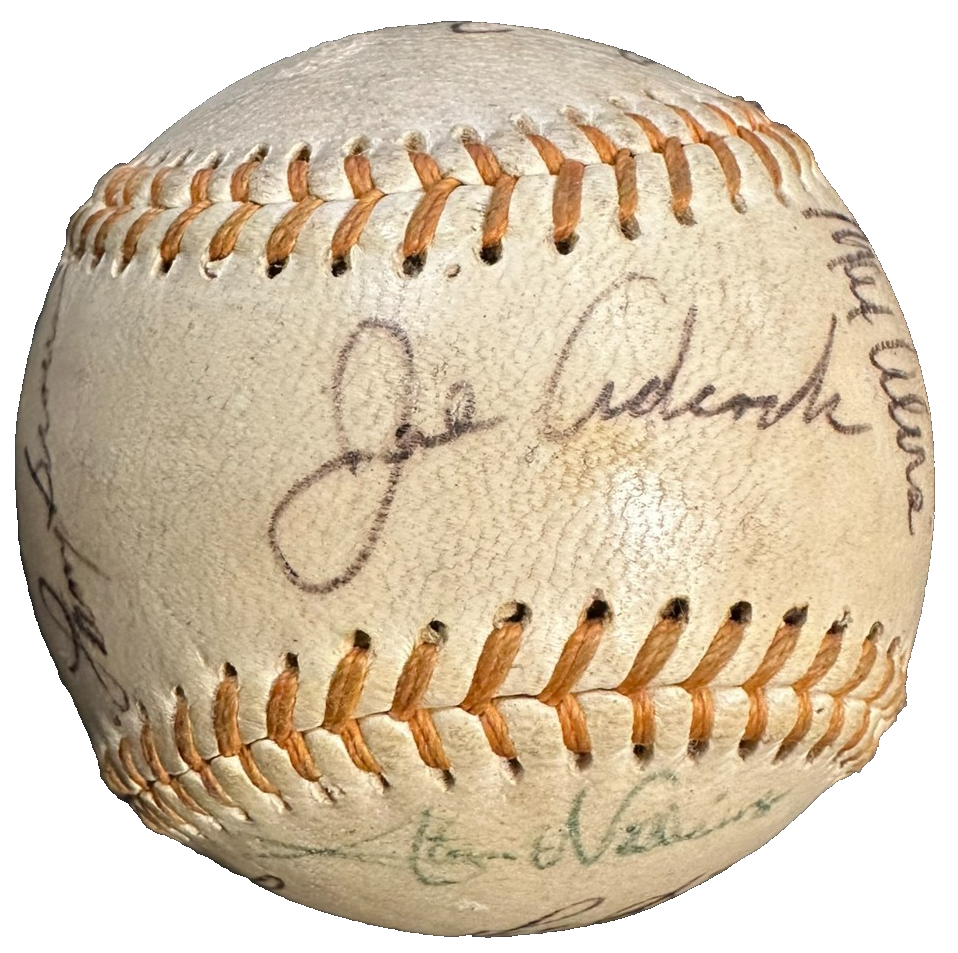 1967 Cleveland Indians Team Autographed Baseball Horton Tiant Maye