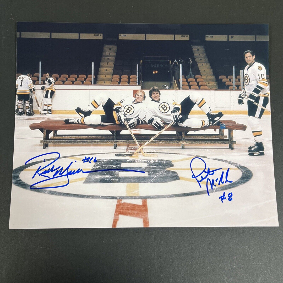Peter McNab Rick Middleton Signed 8x10 Boston Bruins Sportsworld