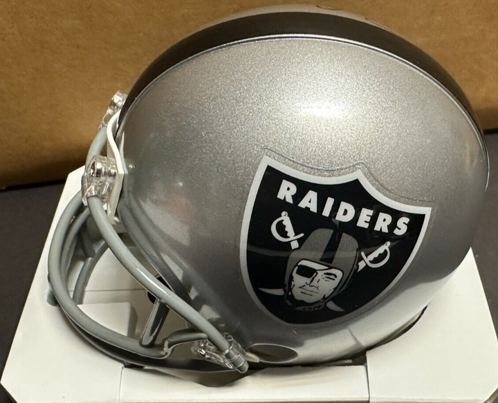 Dave Casper Autographed Oakland Raiders Speed Mini Helmet W/ HOF 02 Insc