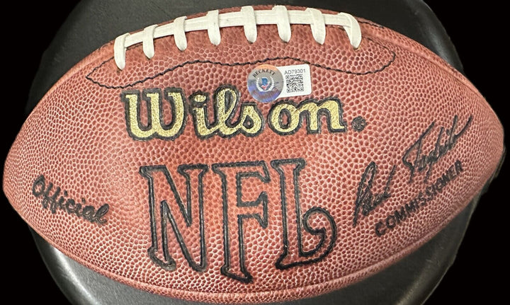 Don Shula Autographed Official Wilson NFL Football W/ HOF 97 Dolphins BAS