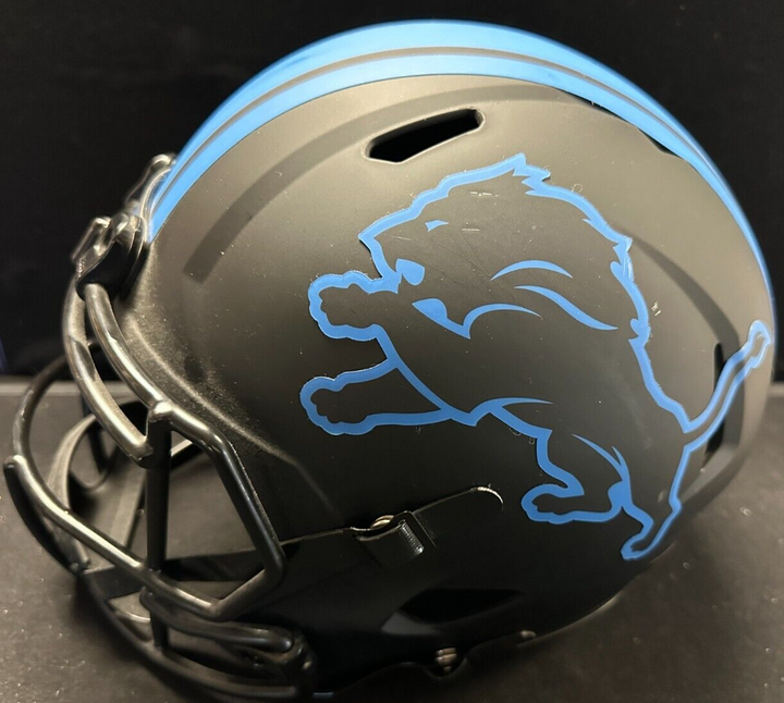 Calvin Johnson Autographed Detroit Lions Full Size Replica Eclipse Speed Helmet