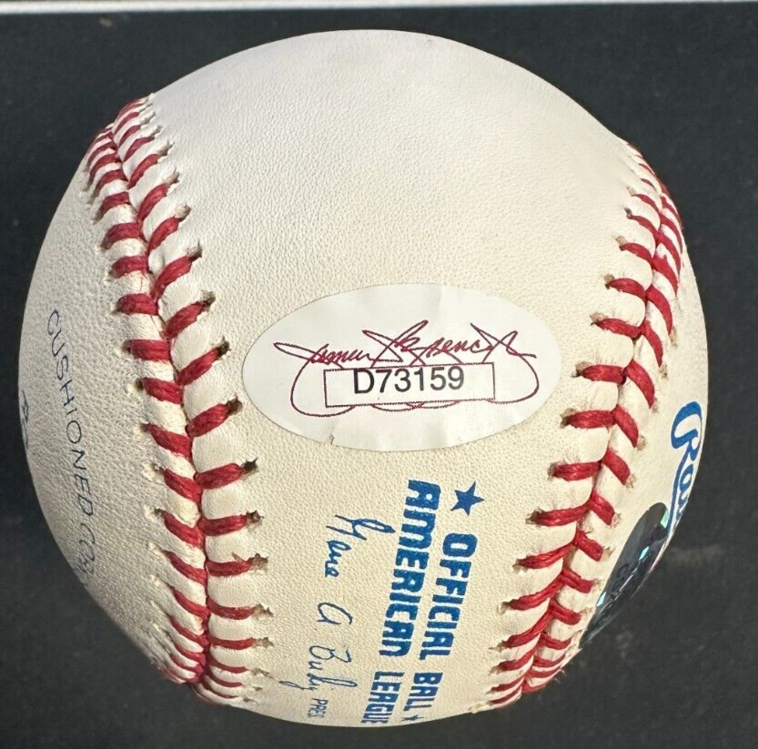Jim Landis Autographed Official Major League Baseball W/ 1967 Red Sox Insc JSA
