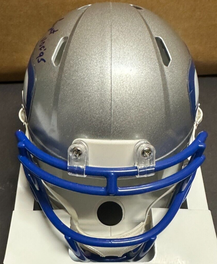 Steve Largent Autographed Seattle Seahawks Speed Mini Helmet W/ HOF 95 Insc