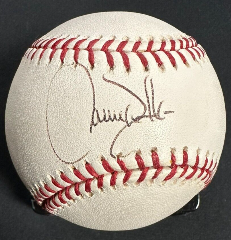 Larry Walker Autographed Official Major League Baseball HOF Rockies