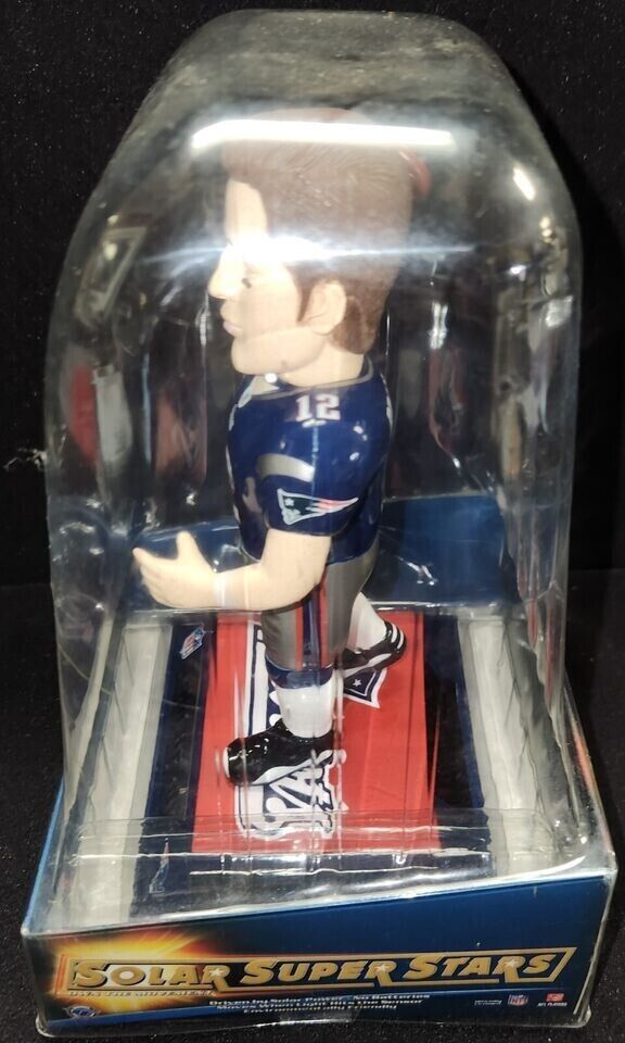 Tom Brady New England Patriots Solar Super Stars Bobblehead