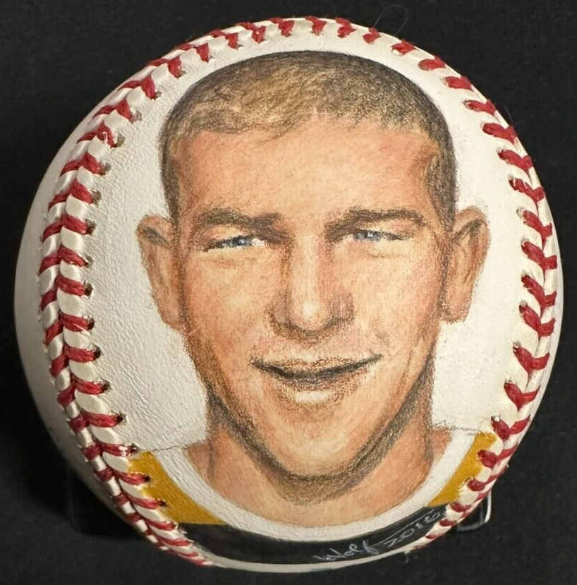 Bobby Orr Autographed Hand Painted Photo Official American League Baseball SGC