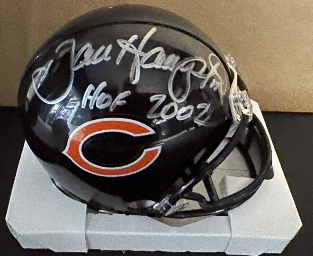 Dan Hampton Autographed Chicago Bears Mini Helmet W/ HOF 2000 NFL
