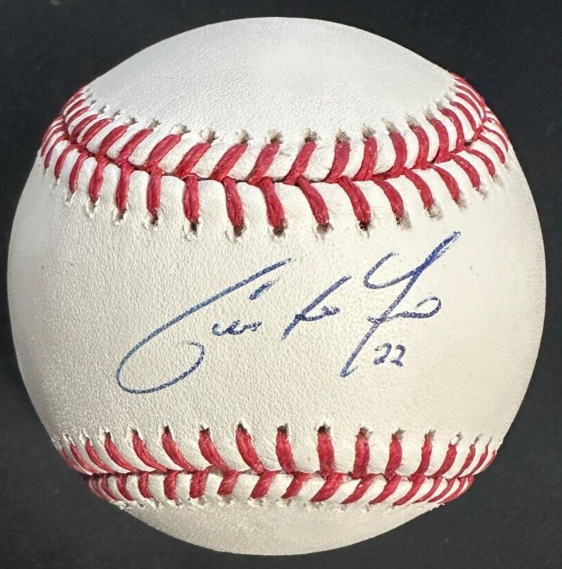 Christian Yelich Autographed Official Major League Baseball Brewers