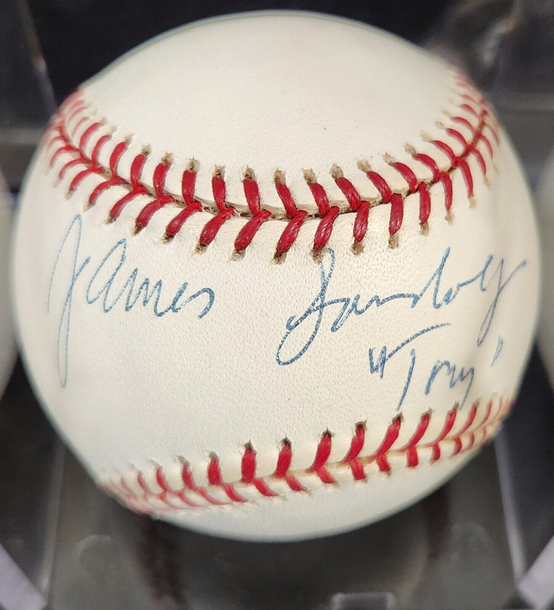 James Gandolfini Signed Inscribed N.L. Baseball Tony Soprano Steiner COA