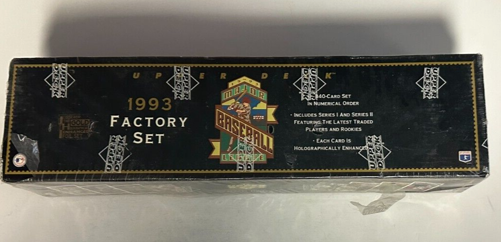 1993 Upper Deck Baseball Complete Factory Sealed Set Jeter RC
