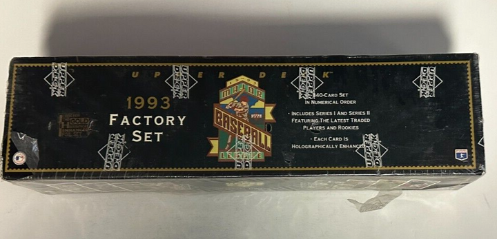 1993 Upper Deck Baseball Complete Factory Sealed Set Jeter RC