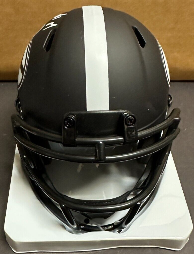 Sony Michel Autographed Georgia Bulldogs Speed Eclipse Mini Helmet BAS