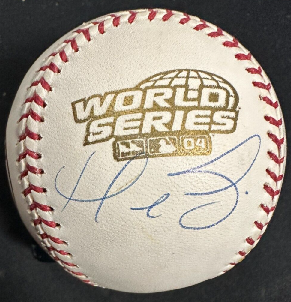Manny Ramirez Autographed 2004 World Series Baseball Boston Red Sox
