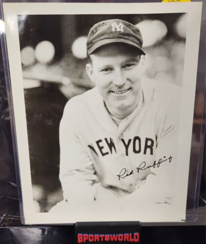 Red Ruffing Signed 8x10 Photo New York Yankees HOF COA