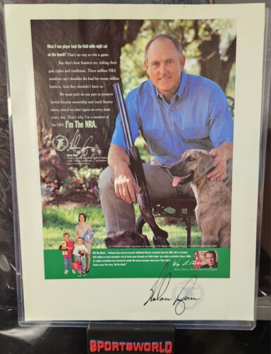 Nolan Ryan Signed 8x10 NRA Advertisement Mets Angels Rangers Astros HO ...