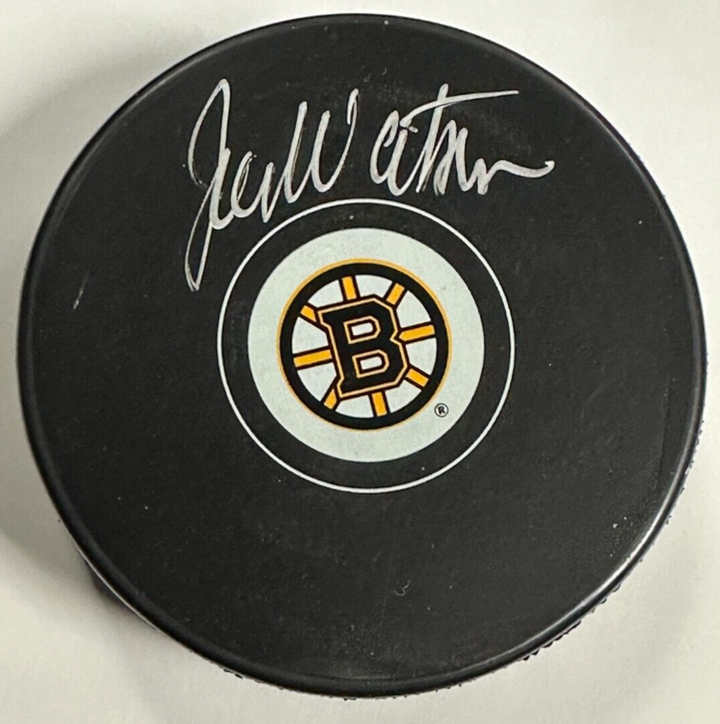 Joe Watson Autographed Boston Bruins Hockey Puck BAS