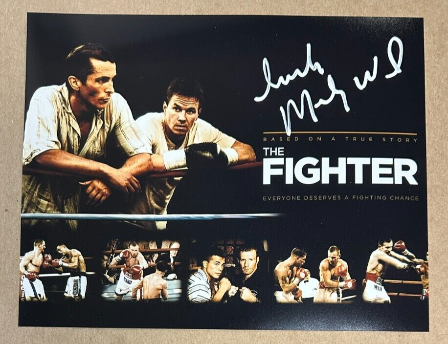 Irish Micky Ward Autographed 8x10 The Fighter Photo