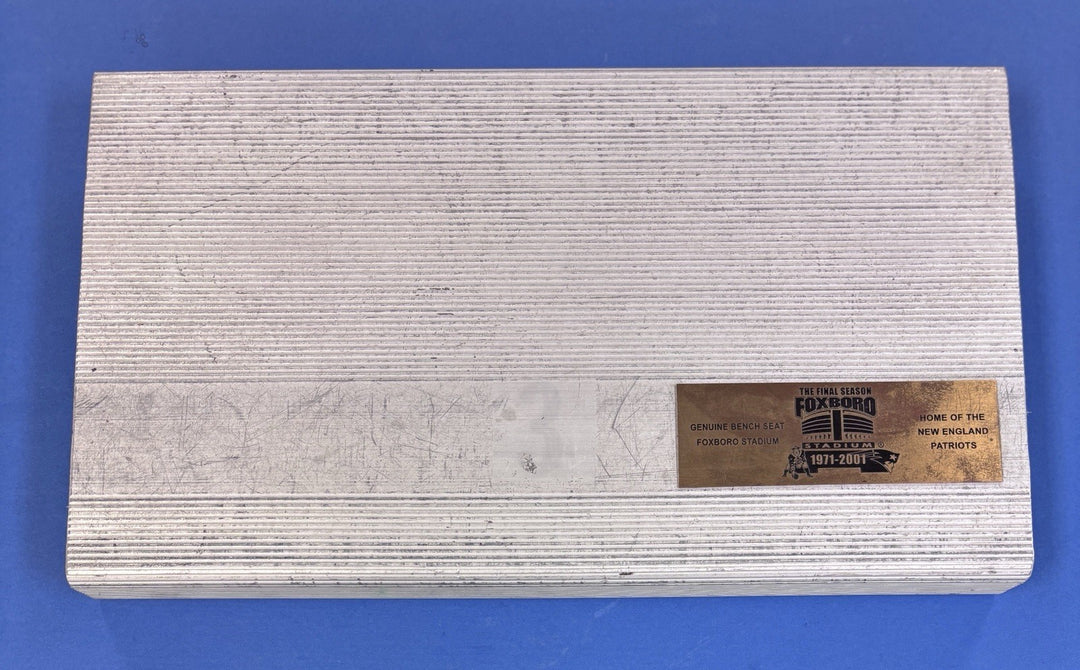 Final Season Foxboro Stadium Genuine Bench Seat New England Patriots 1971-2001