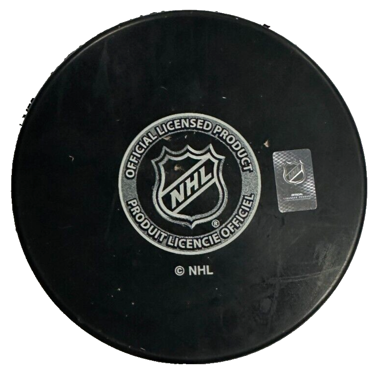 Doug Gibson Autographed Boston Bruins Hockey Puck NHL