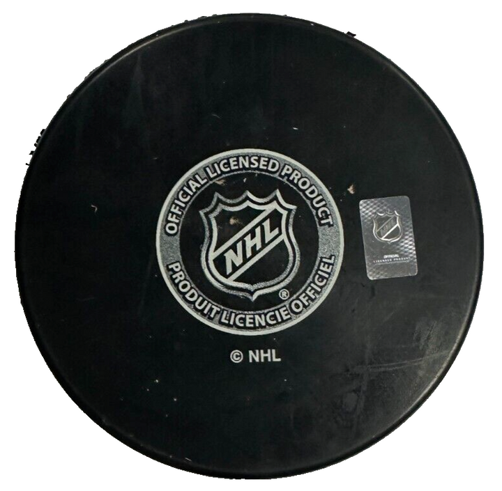Doug Gibson Autographed Boston Bruins Hockey Puck NHL