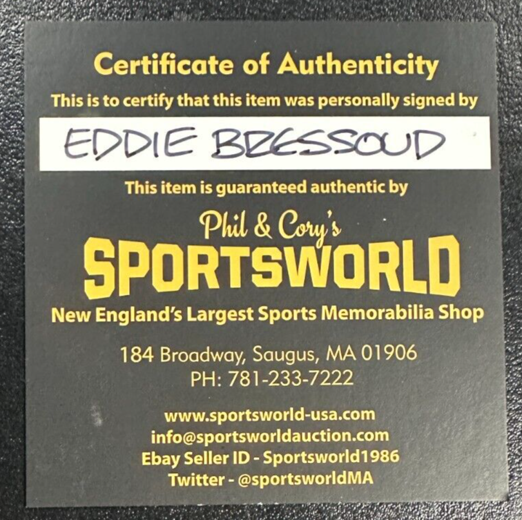 Eddie Bressoud Autographed Fenway Park 100th Anniversary Ball W/ Red Sox 1962-65