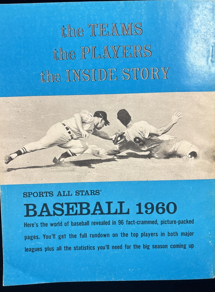 1960 Sports All Stars Baseball Magazine Eddie Mathews Milwaukee Braves