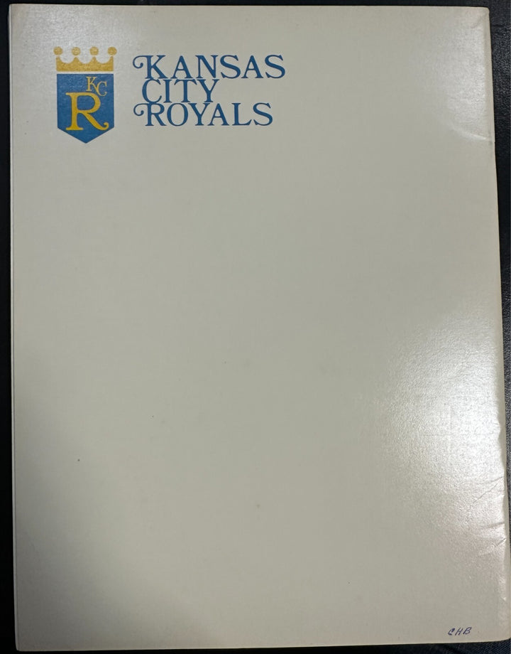 1971 Kansas City Royals Baseball Yearbook Piniella Bunker Otis McCoy