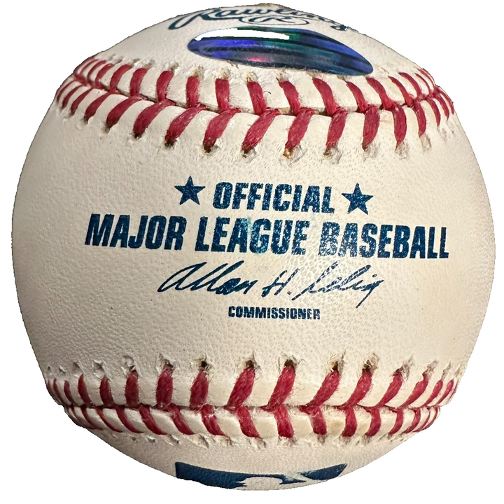 Ben Sheets Autographed OML Baseball W/ 2000 Olympic Gold Insc Steiner