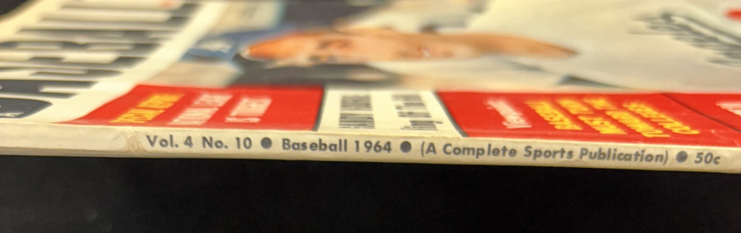 1964 BASEBALL MAGAZINE WITH SANDY KOUFAX LOS ANGELES DODGERS COVER