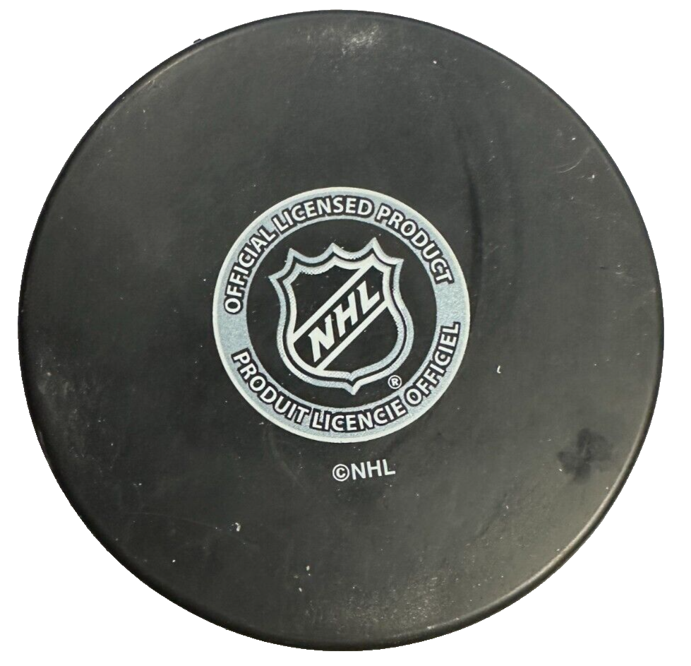 Dennis Seidenberg Autographed Boston Bruins Hockey Puck NHL