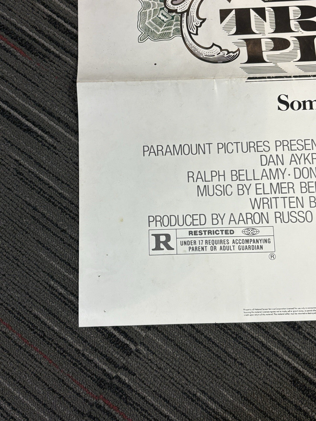 Trading Places 27x41 Folded Original Movie Poster 1983 Dan Aykroyd Eddie Murphy