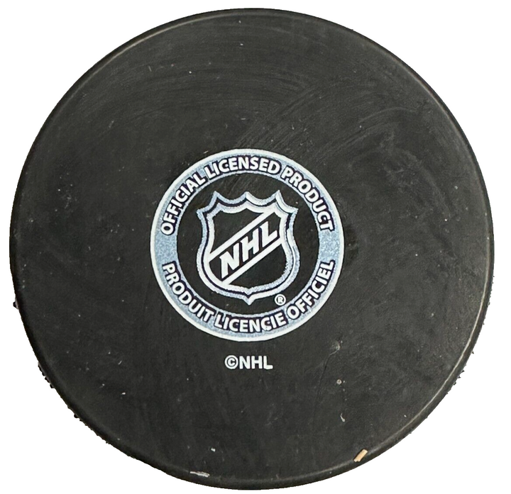 Dave Shaw Autographed Boston Bruins Hockey Puck NHL