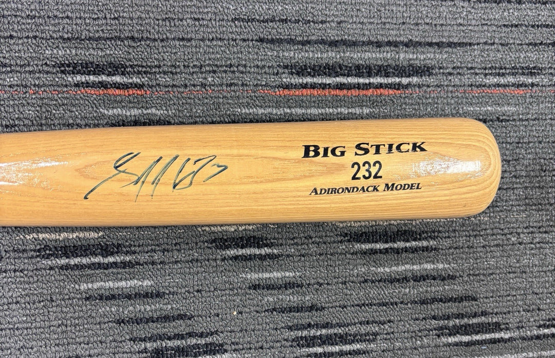 Sandy Leon Signed Autographed Rawlings Adirondack Model Bat Red Sox Sportsworld