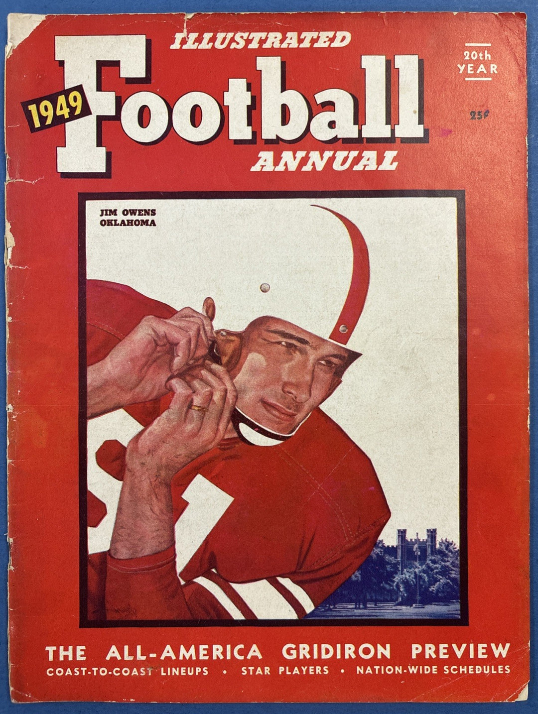 1949 MAGAZINE FOOTBALL ILLUSTRATED ANNUAL ALL AMERICAN GRIDIRON PREVIEW