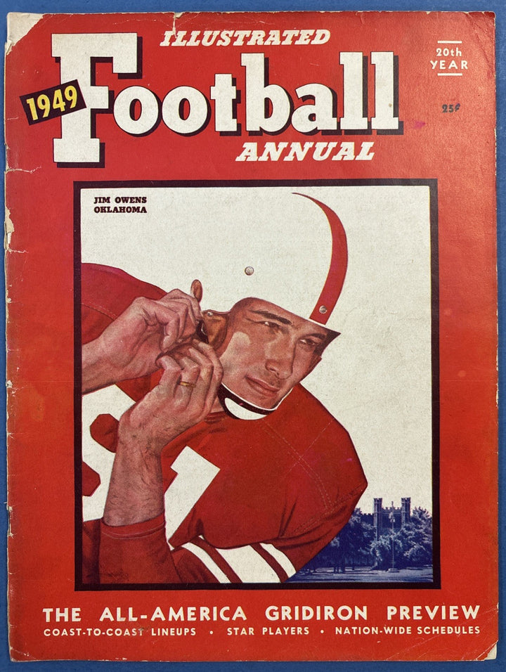 1949 MAGAZINE FOOTBALL ILLUSTRATED ANNUAL ALL AMERICAN GRIDIRON PREVIEW