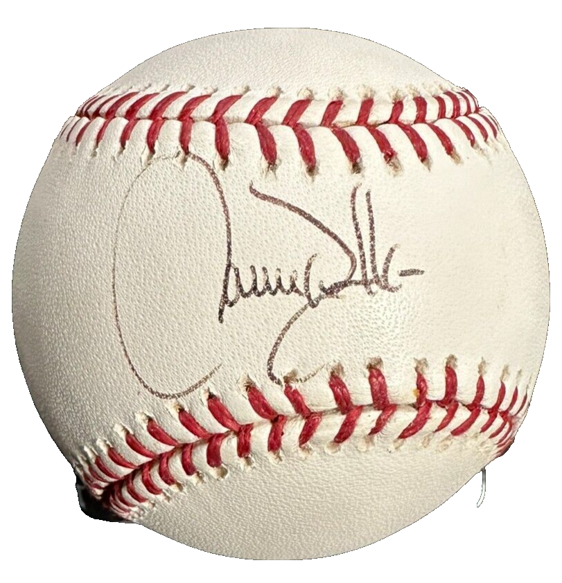 Larry Walker Autographed Official Major League Baseball HOF Rockies