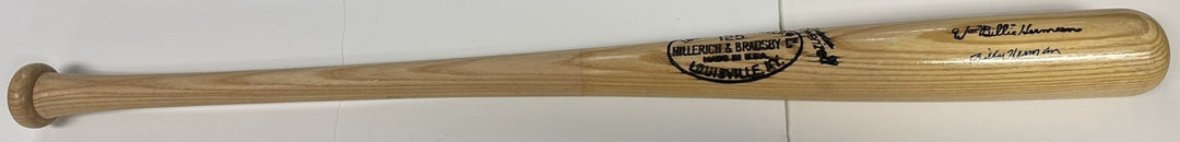 Billy Herman Autographed Louisville Slugger H&B Baseball Bat PSA/DNA HOF Cubs