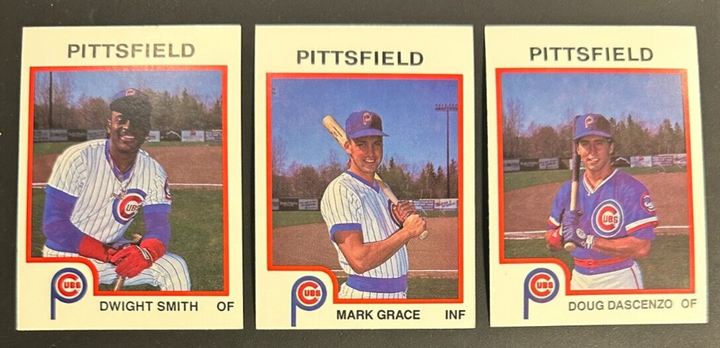 1987 ProCards Minor League Team Set Pittsfield Cubs Mark Grace