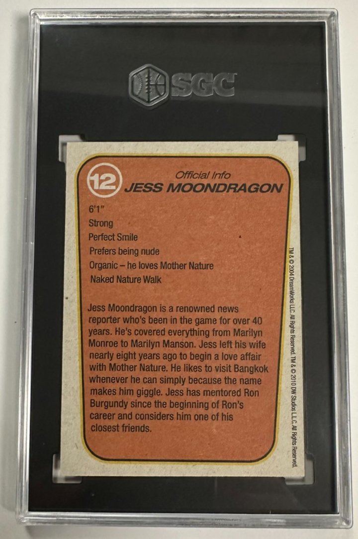2011 DreamWorks Anchorman The Legend of Ron Burgundy Jess Moondragon SGC 9 Mint