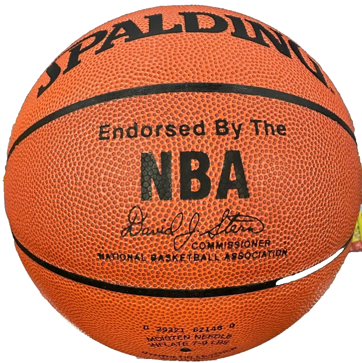Bill Sharman Autographed Spalding NBA Basketball HOF Boston Celtics
