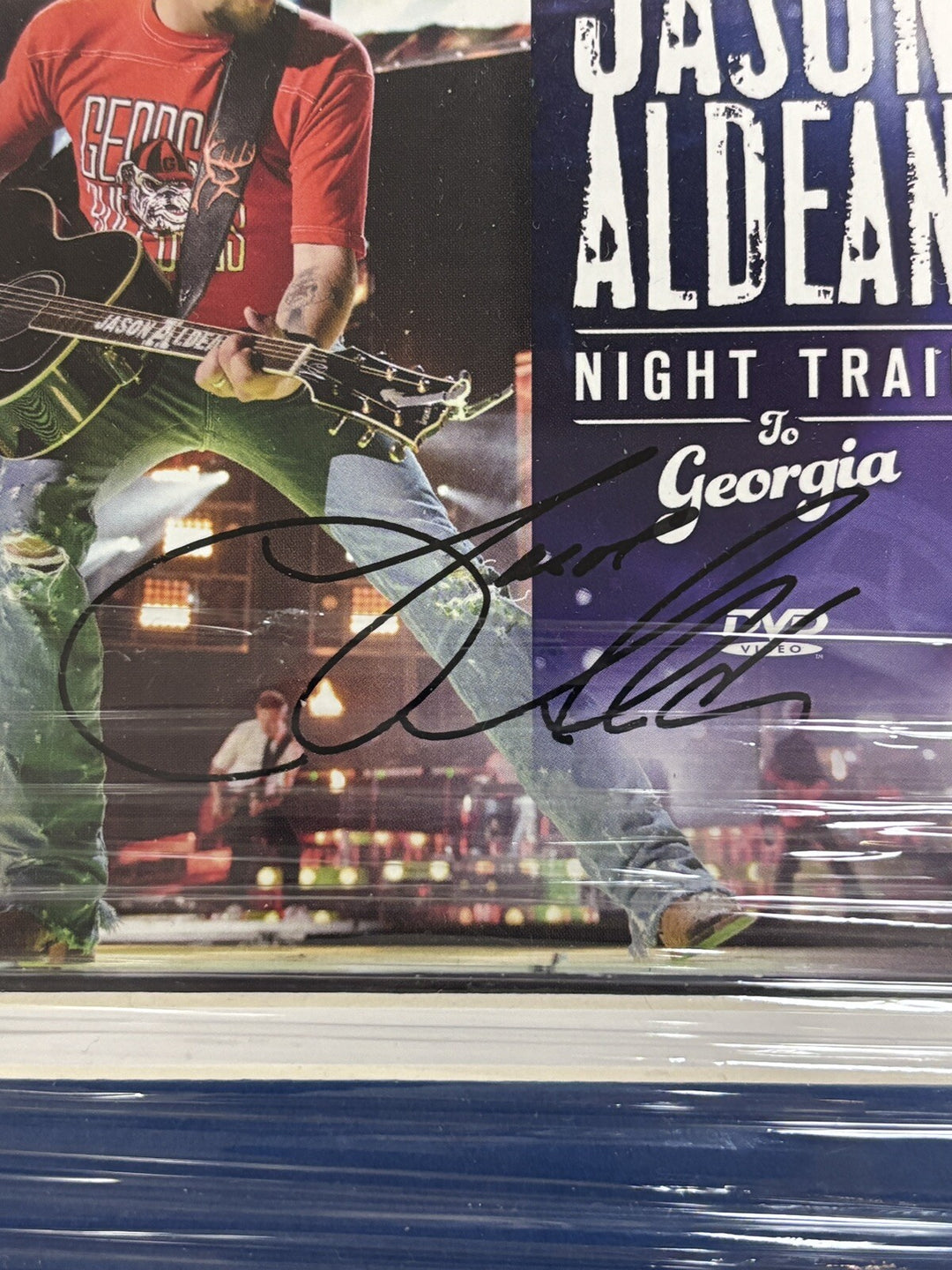 Jason Aldean Signed Framed Night Train To Georgia DVD Cover