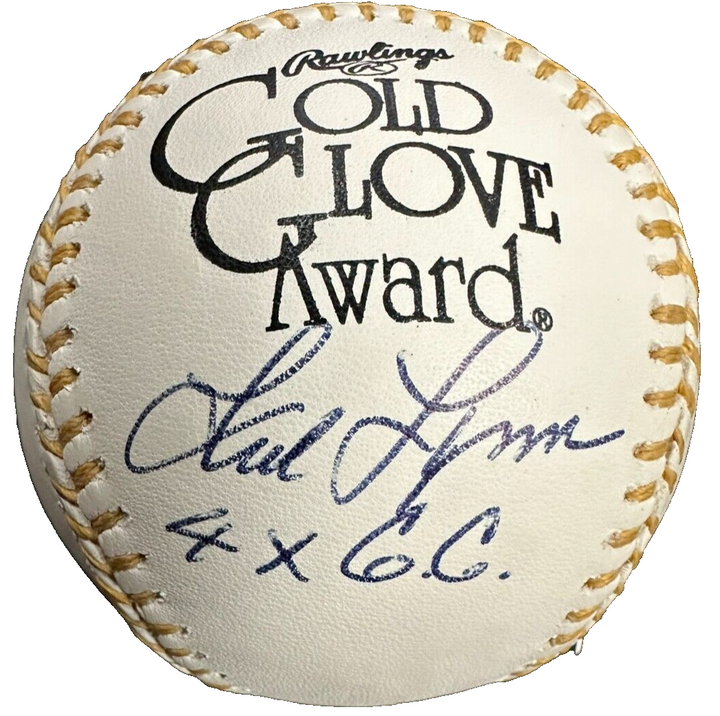 Fred Lynn Autographed Rawlings Gold Glove Baseball Boston Red Sox PSA